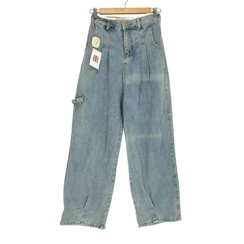 ネオス NEOS ADDICTIVE DESIGN ワイドイージーデニムパンツ メンズ  L